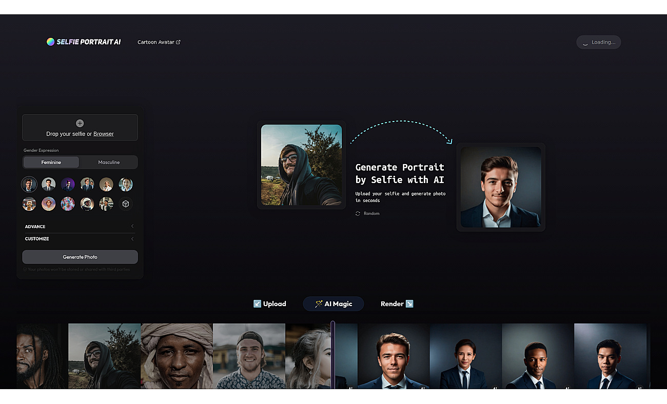 Business Portrait AI screenshot