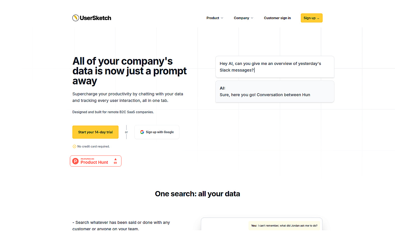 UserSketch screenshot