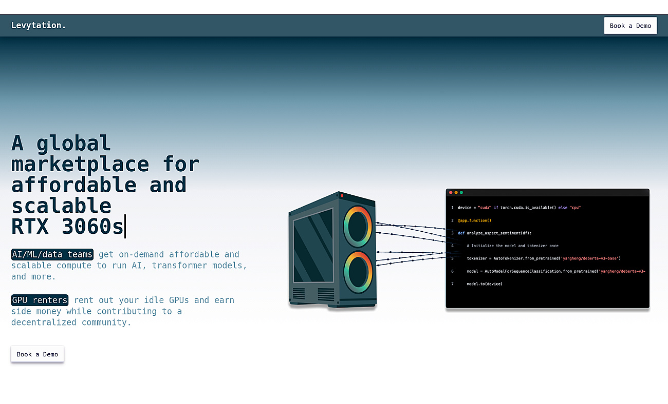 Levytation screenshot