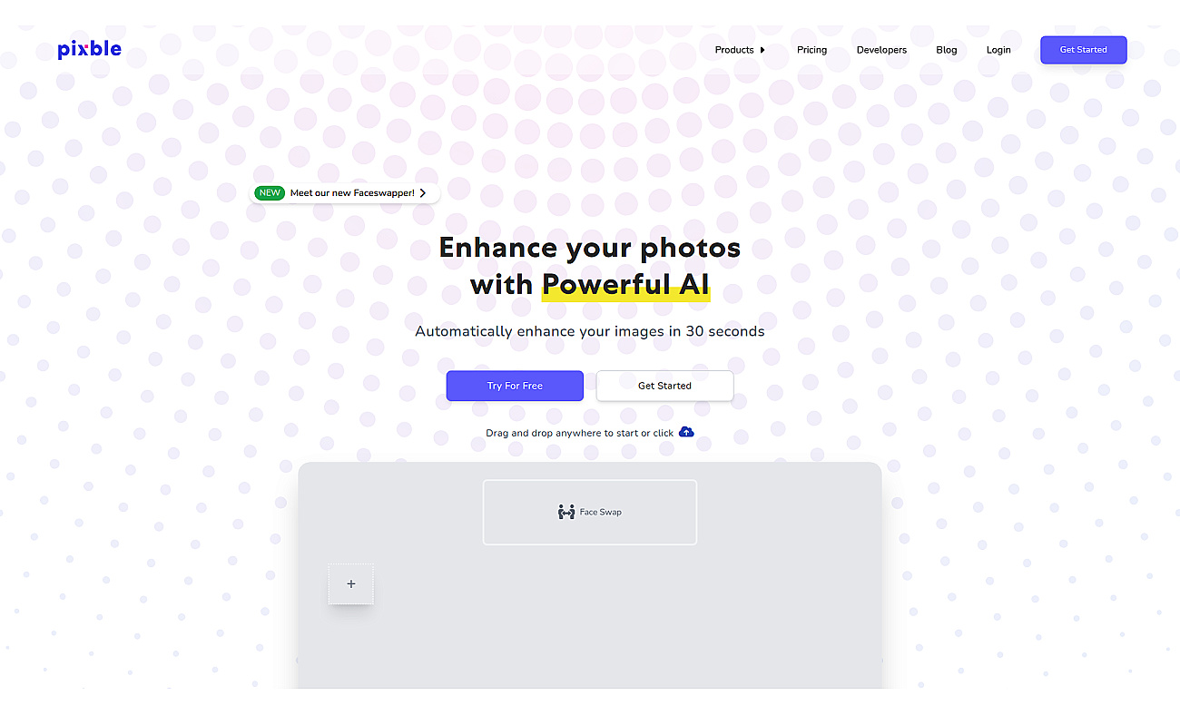 Pixble screenshot