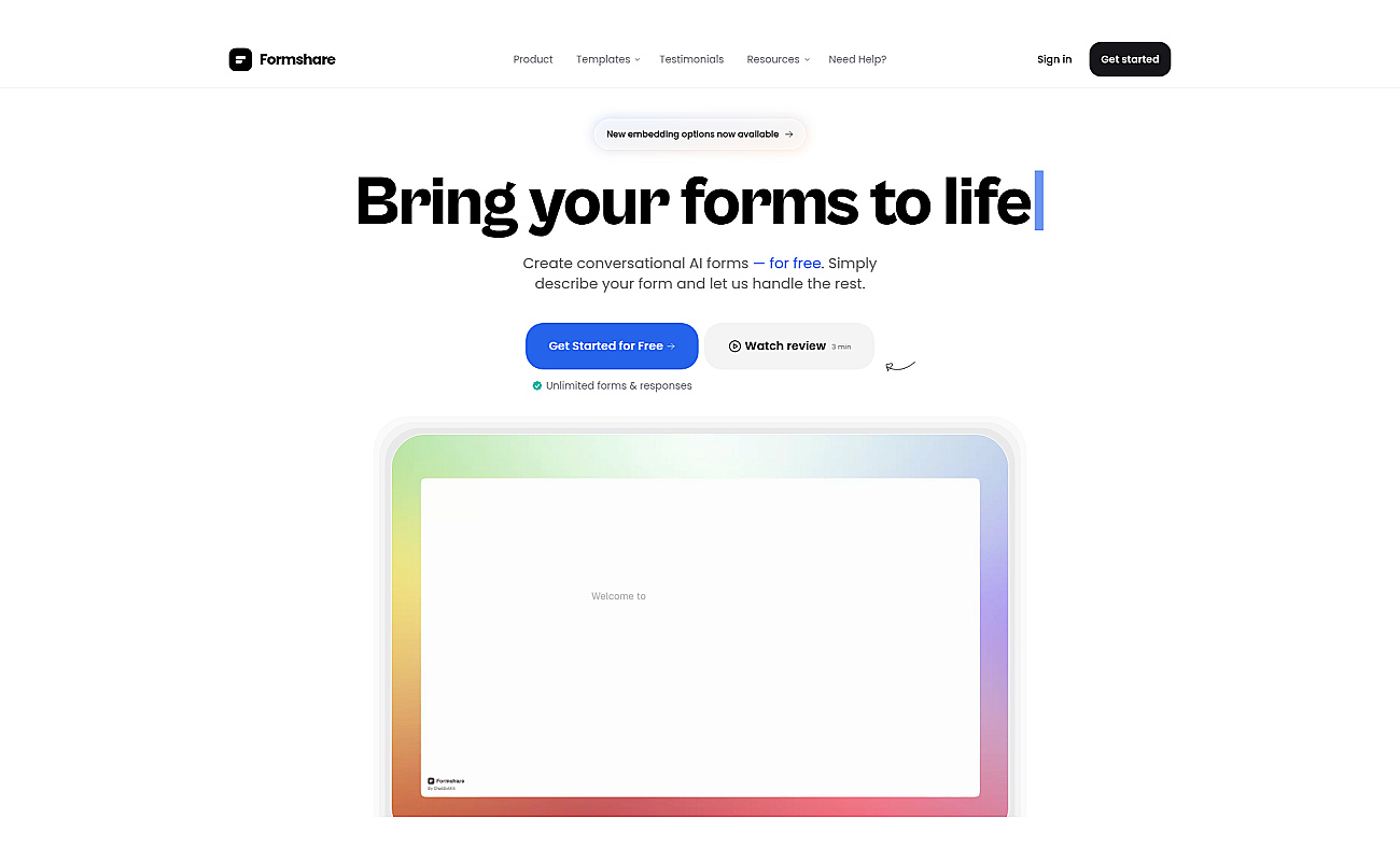 Formshare screenshot