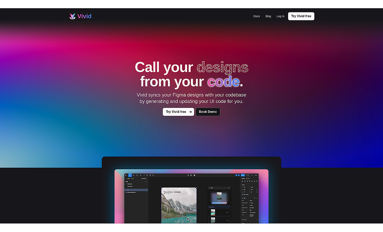 Vivid screenshot