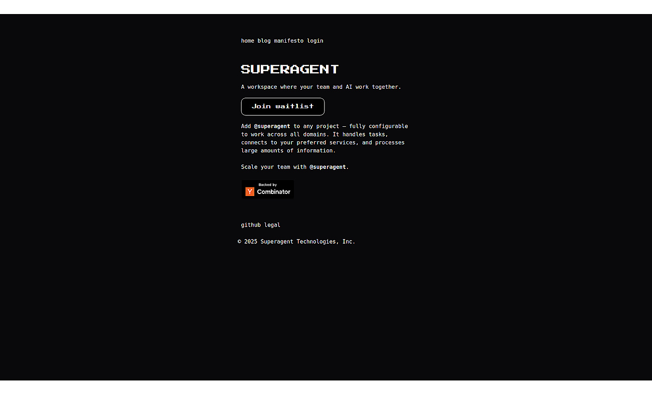 Superagent screenshot