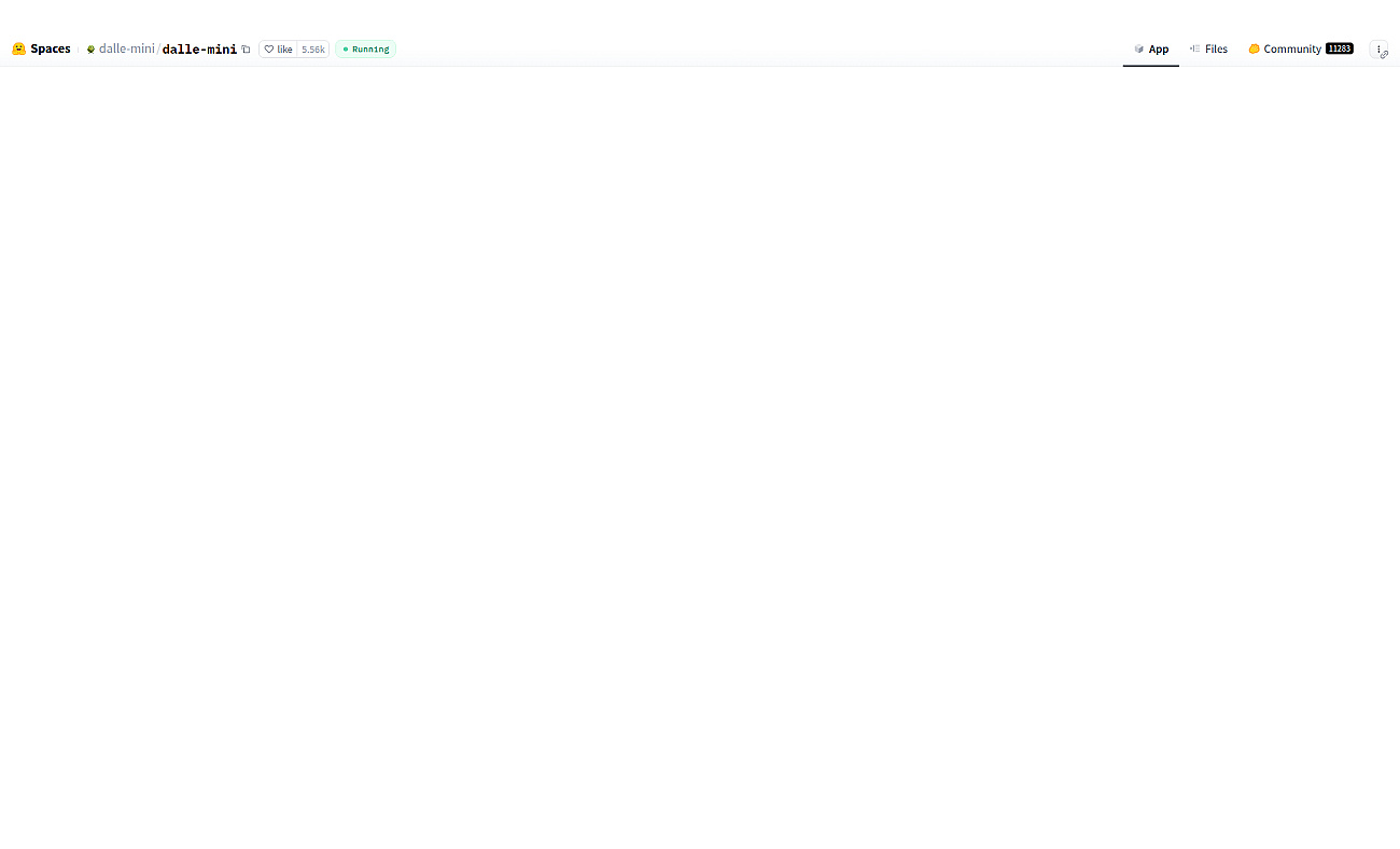 DALL·E mini screenshot