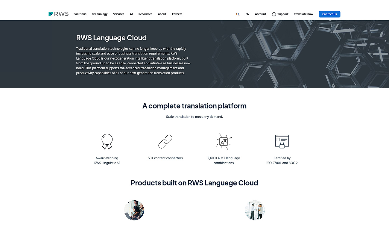 SDL Language Cloud screenshot