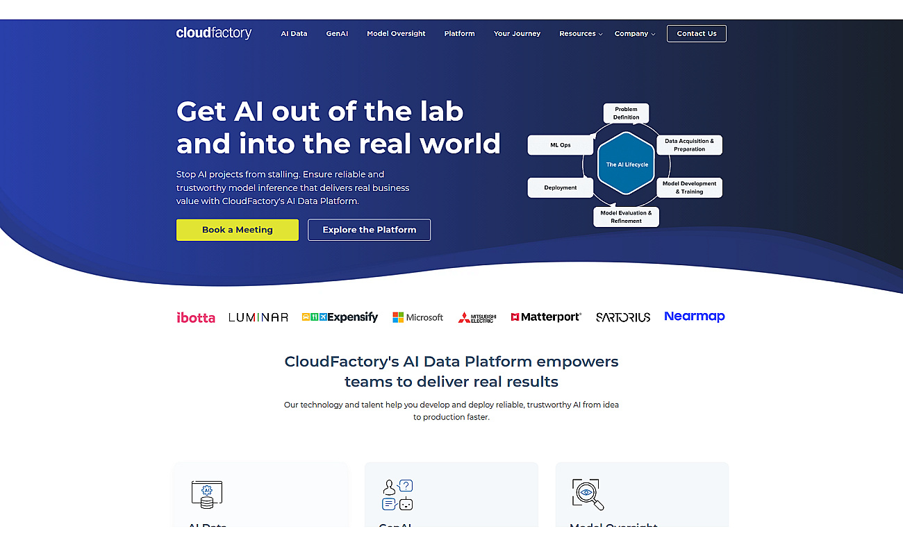 CloudFactory screenshot