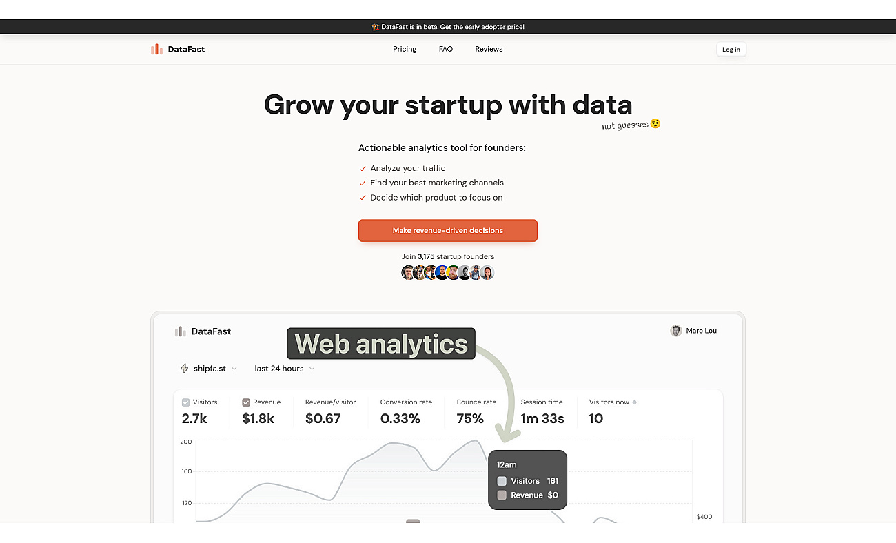 DataFast screenshot