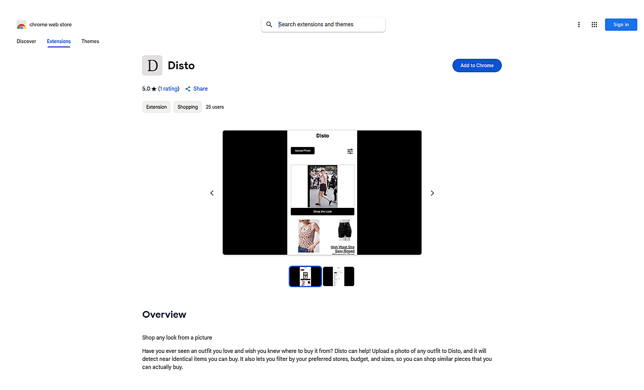 Disto screenshot