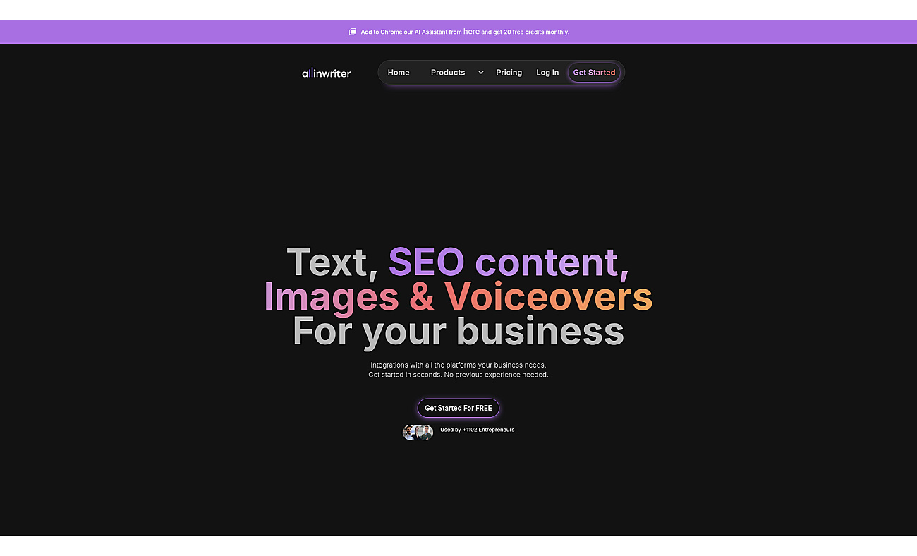 AllinWriter screenshot