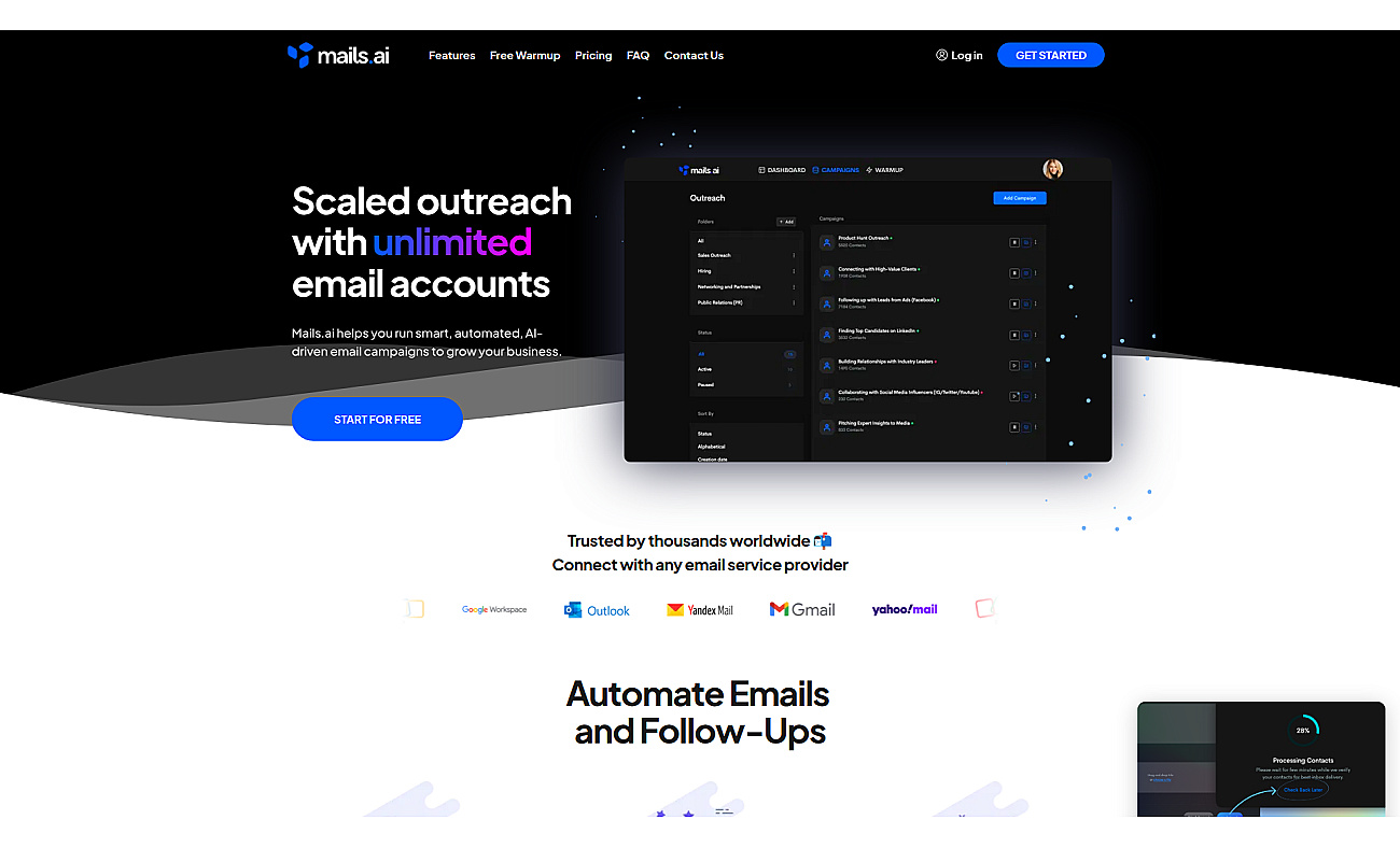 Mails.ai screenshot