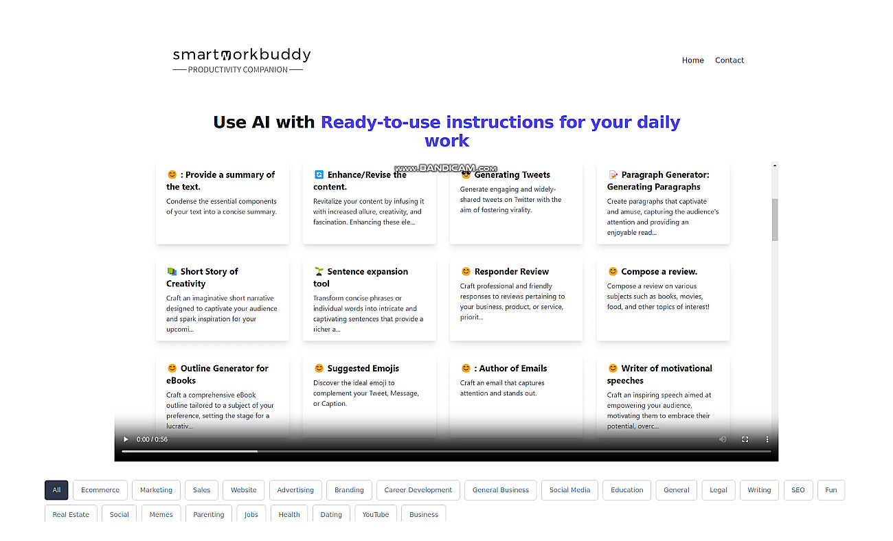 SmartWorkBuddy screenshot