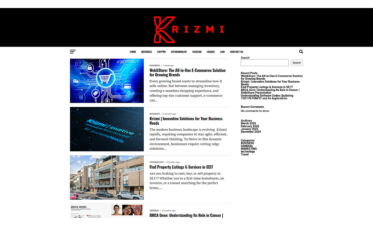 Krizmi screenshot