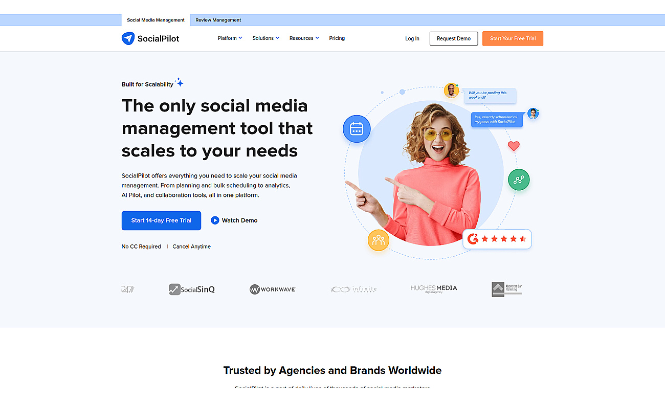 SocialPilot screenshot