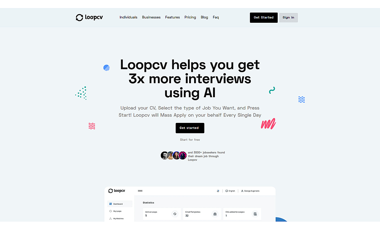 Loopcv screenshot