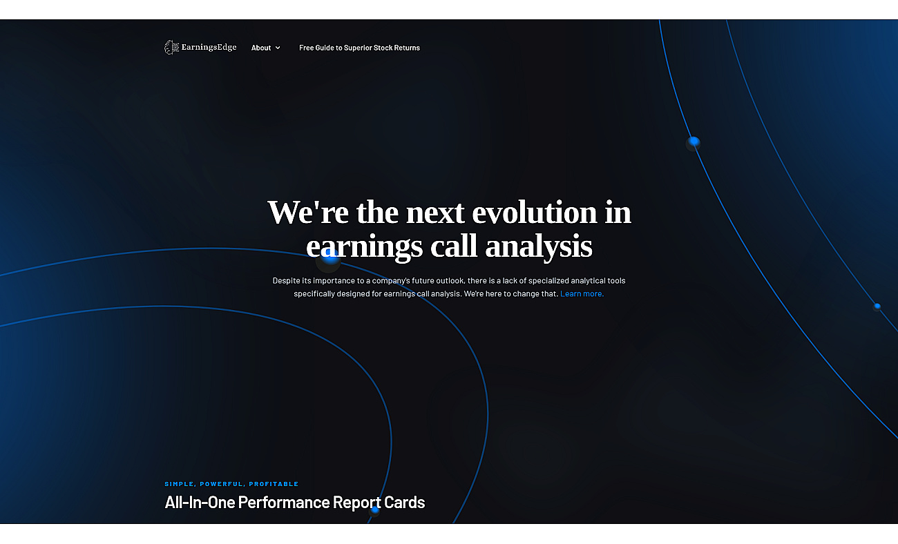 EarningsEdge screenshot