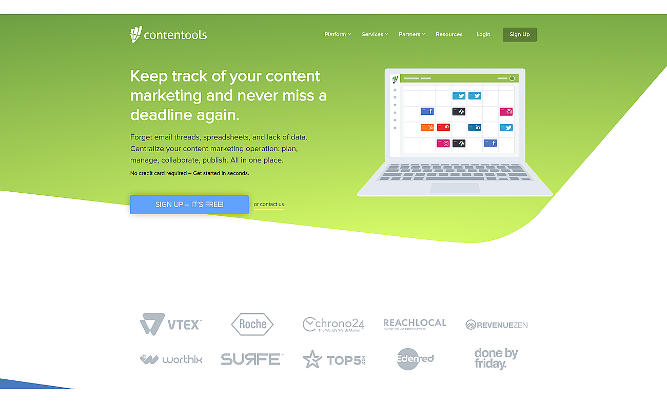 Contentools screenshot