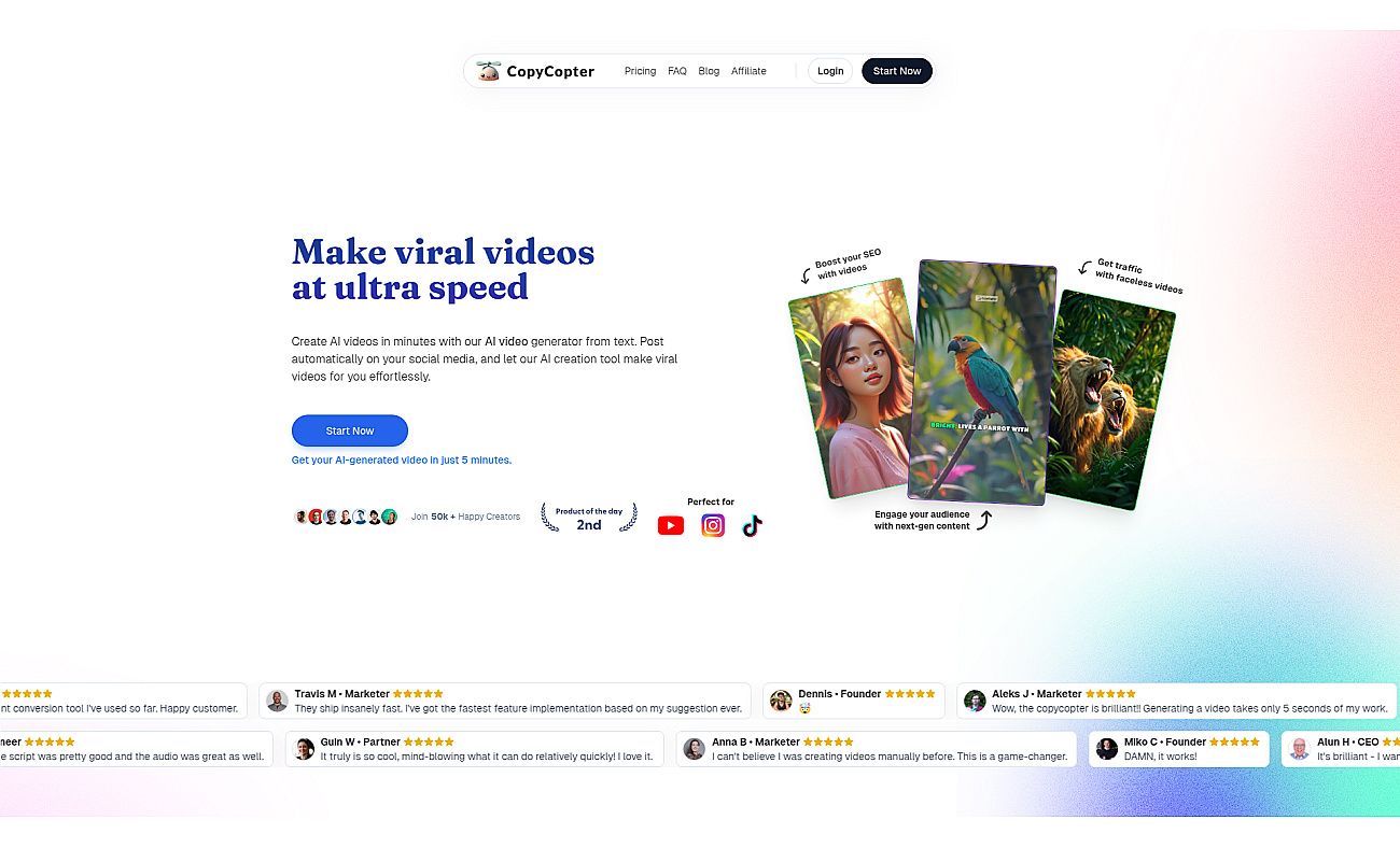 CopyCopter screenshot
