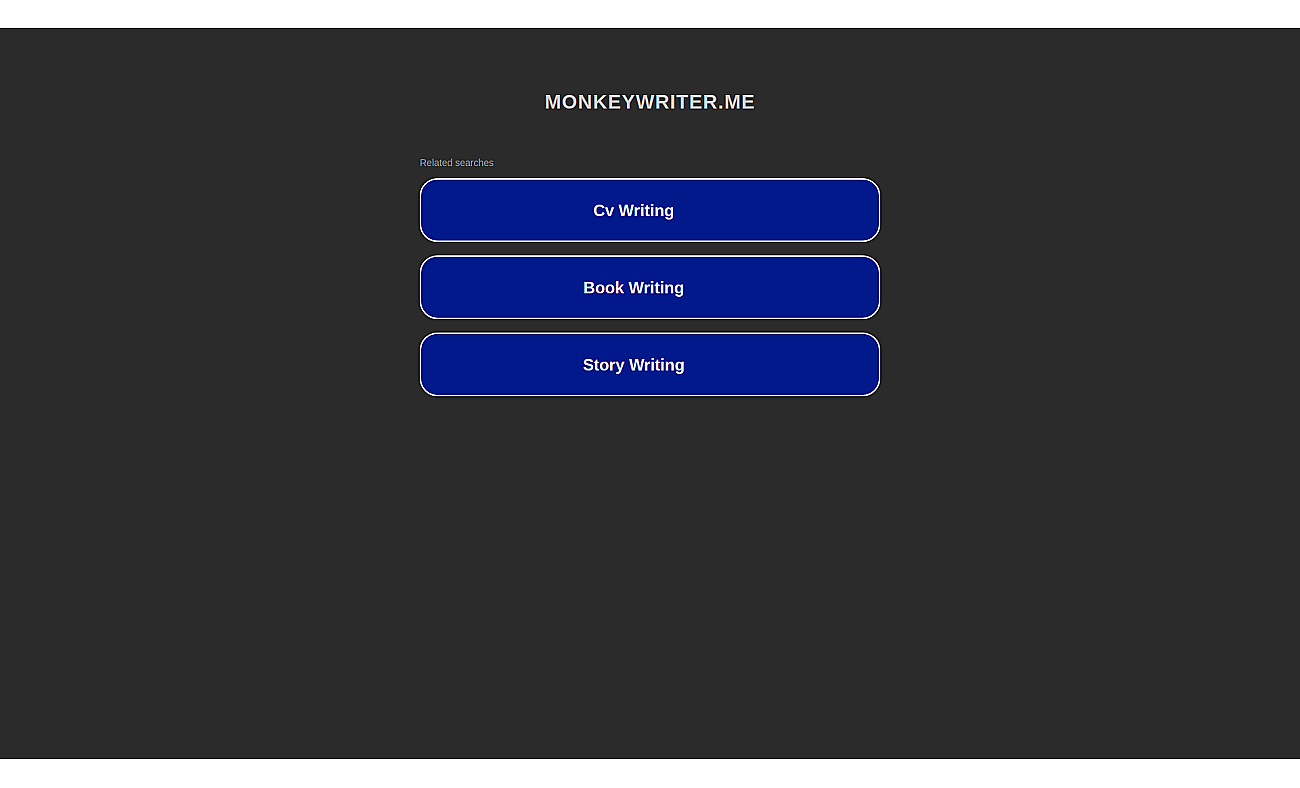 Monkey Writer screenshot