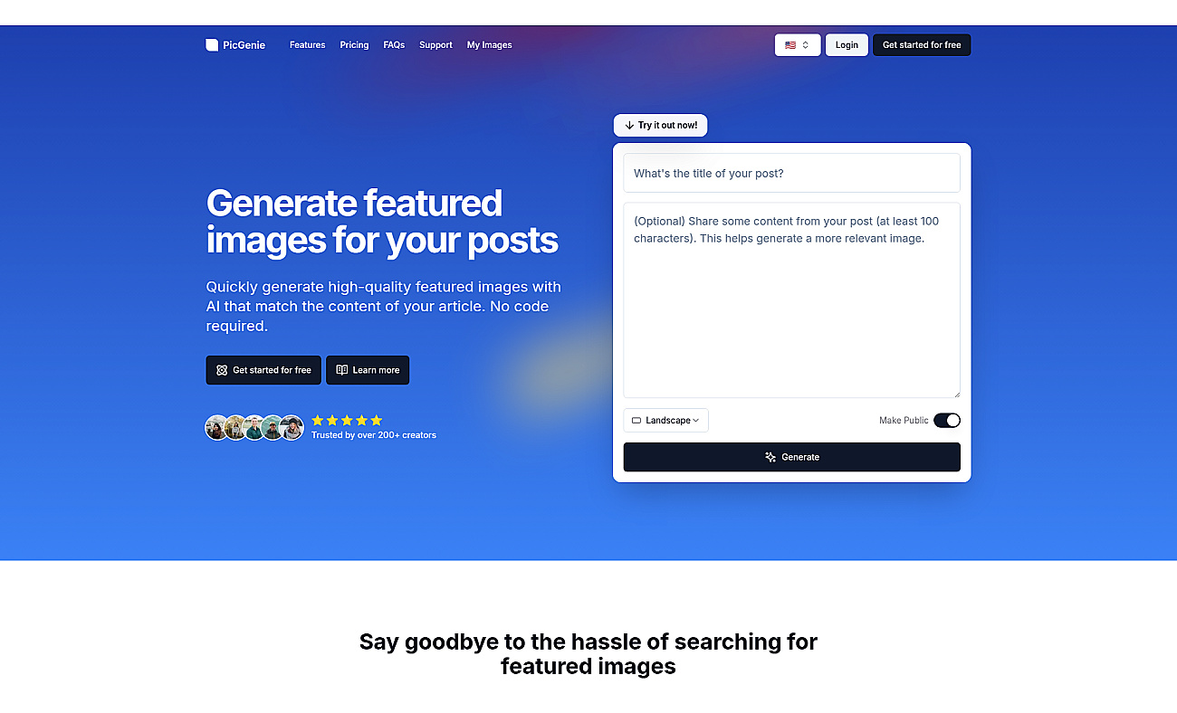 PicGenie screenshot
