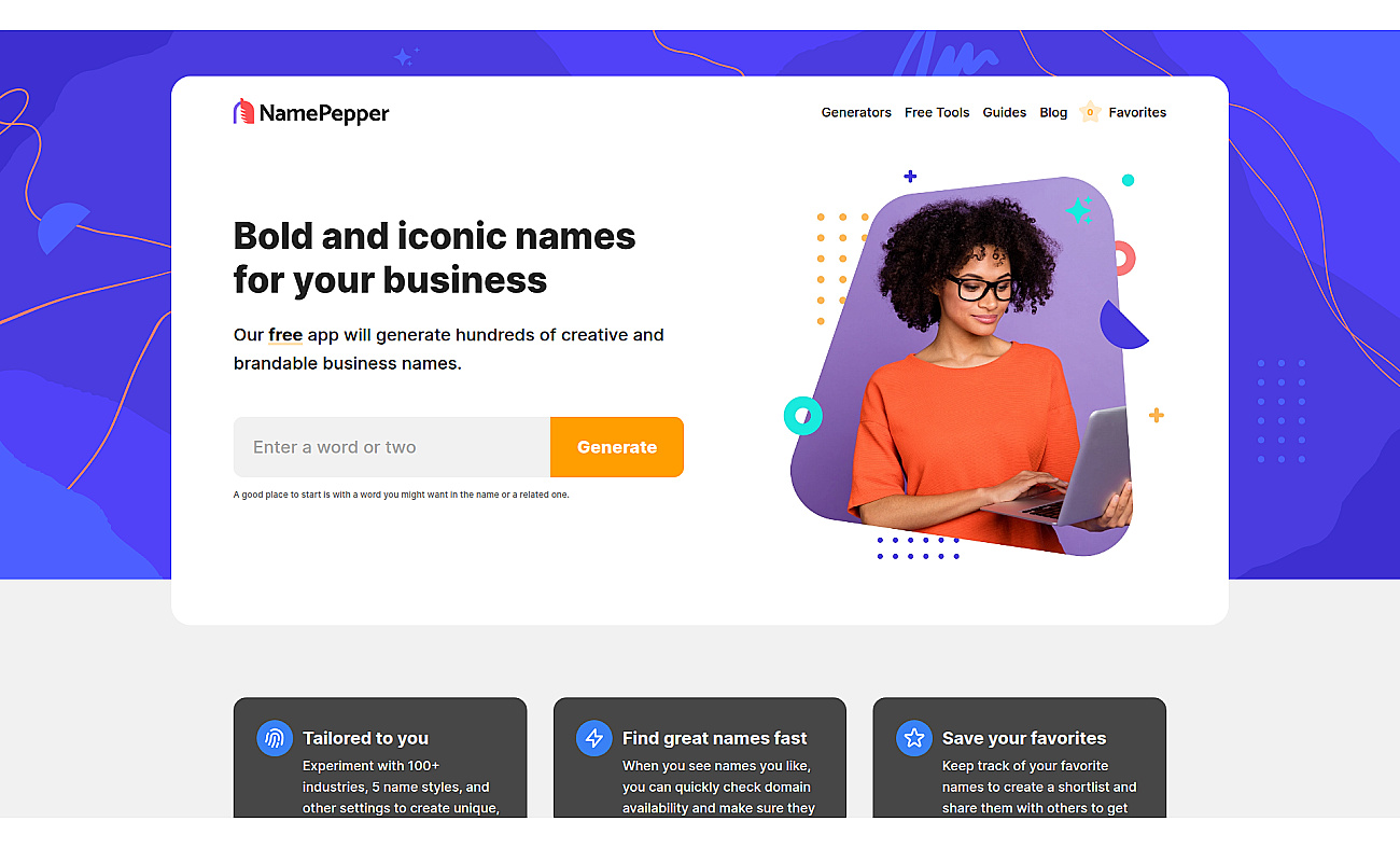 NamePepper screenshot