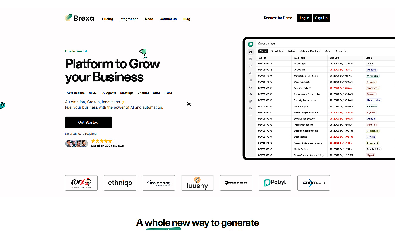 Brexa screenshot