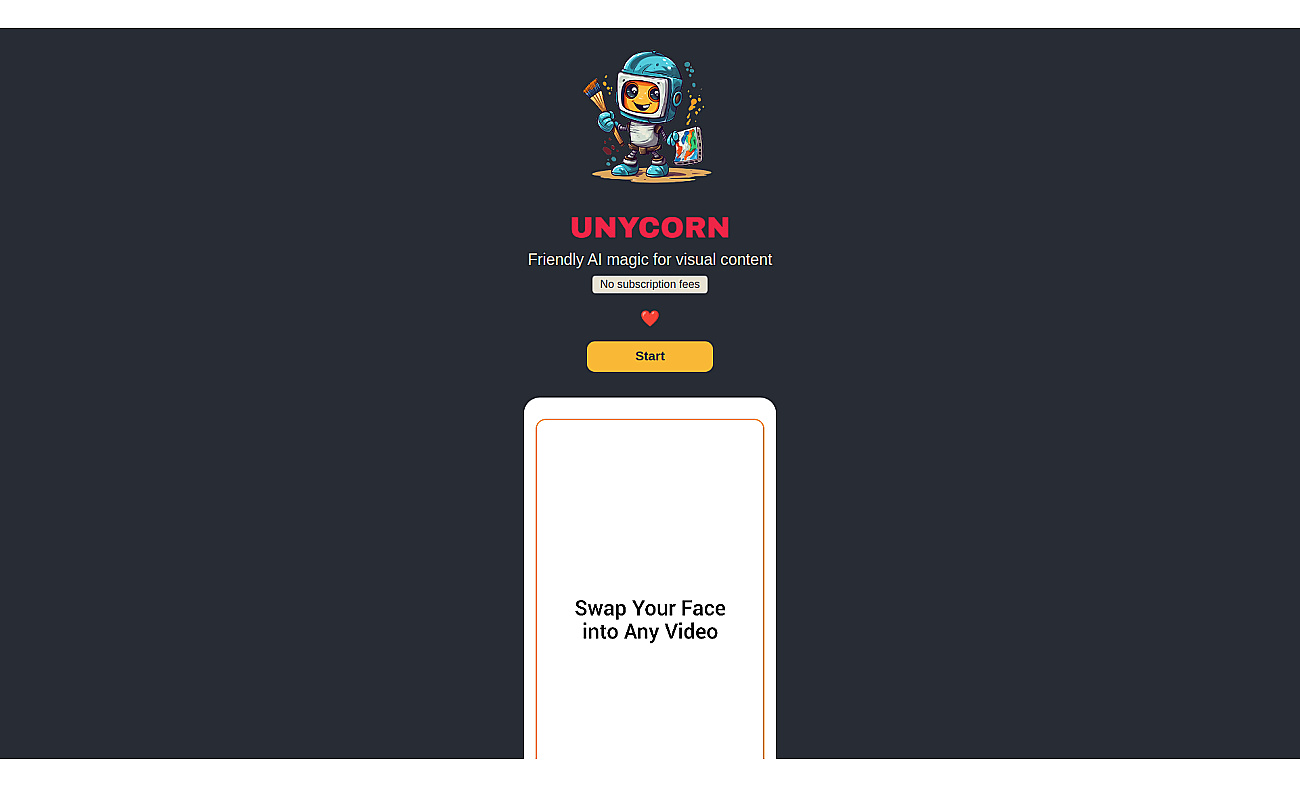 Unycorn screenshot