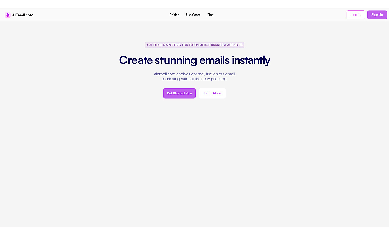 Mailsplash screenshot