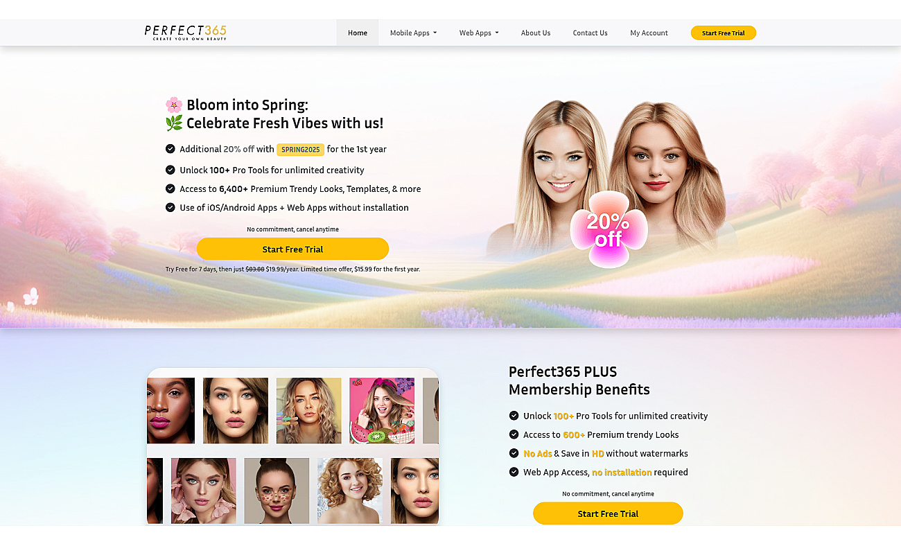 perfect365.com screenshot