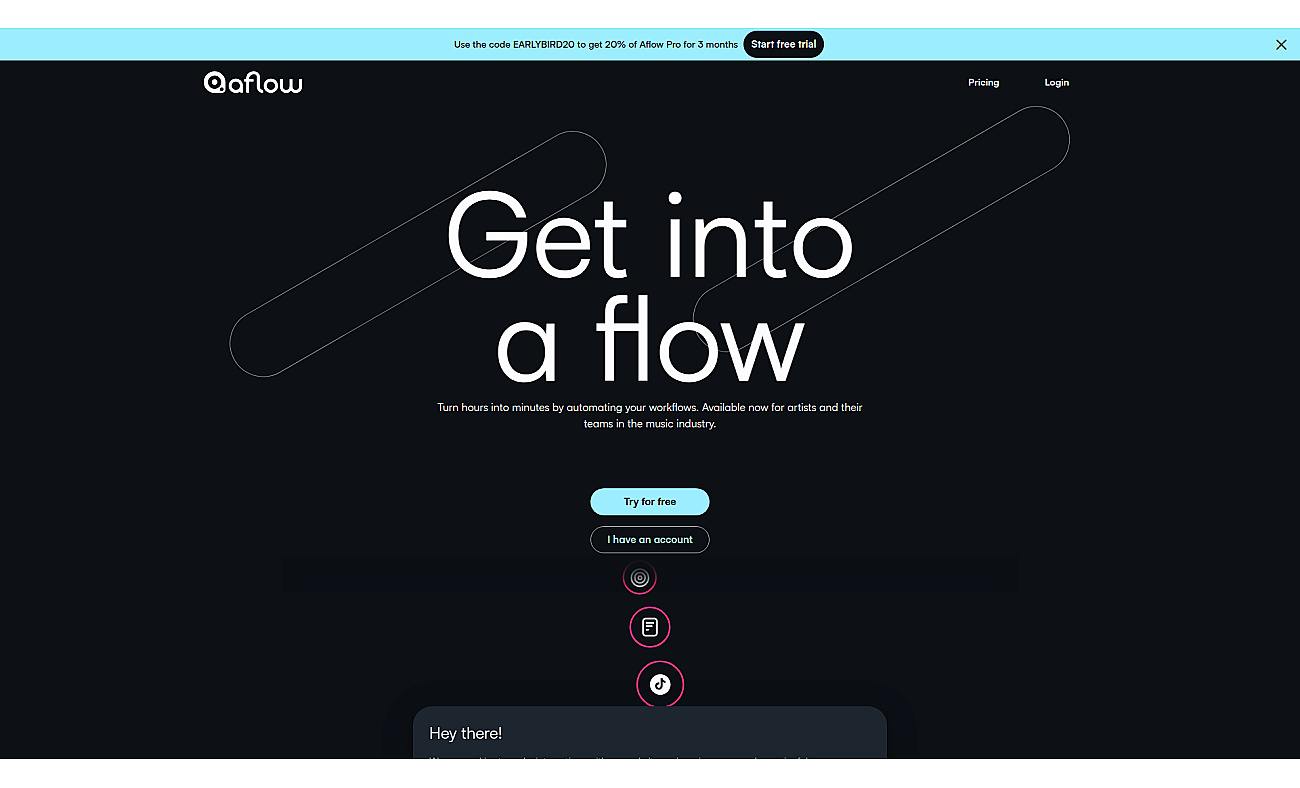 Aflow screenshot