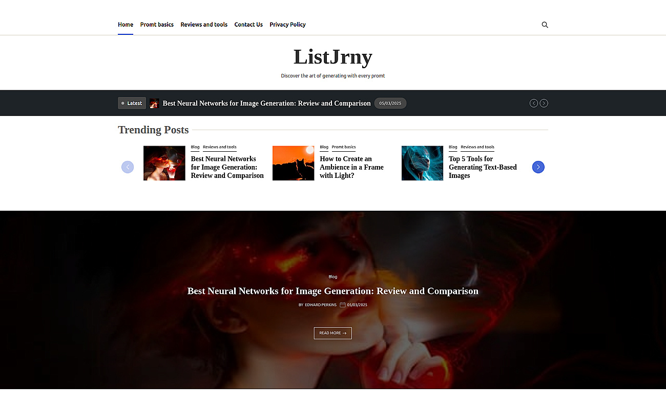 Jrnylist screenshot