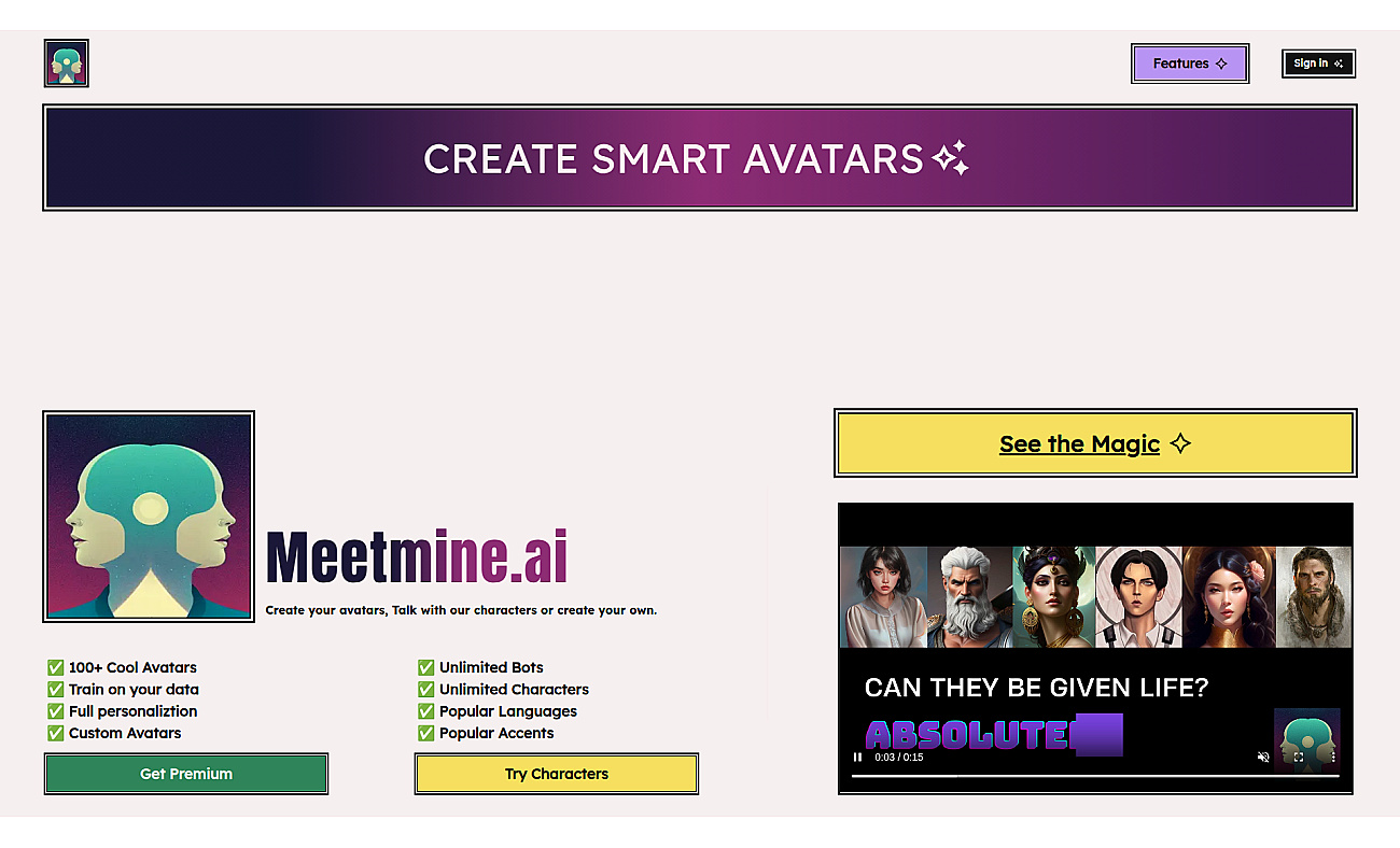 Meetmine screenshot