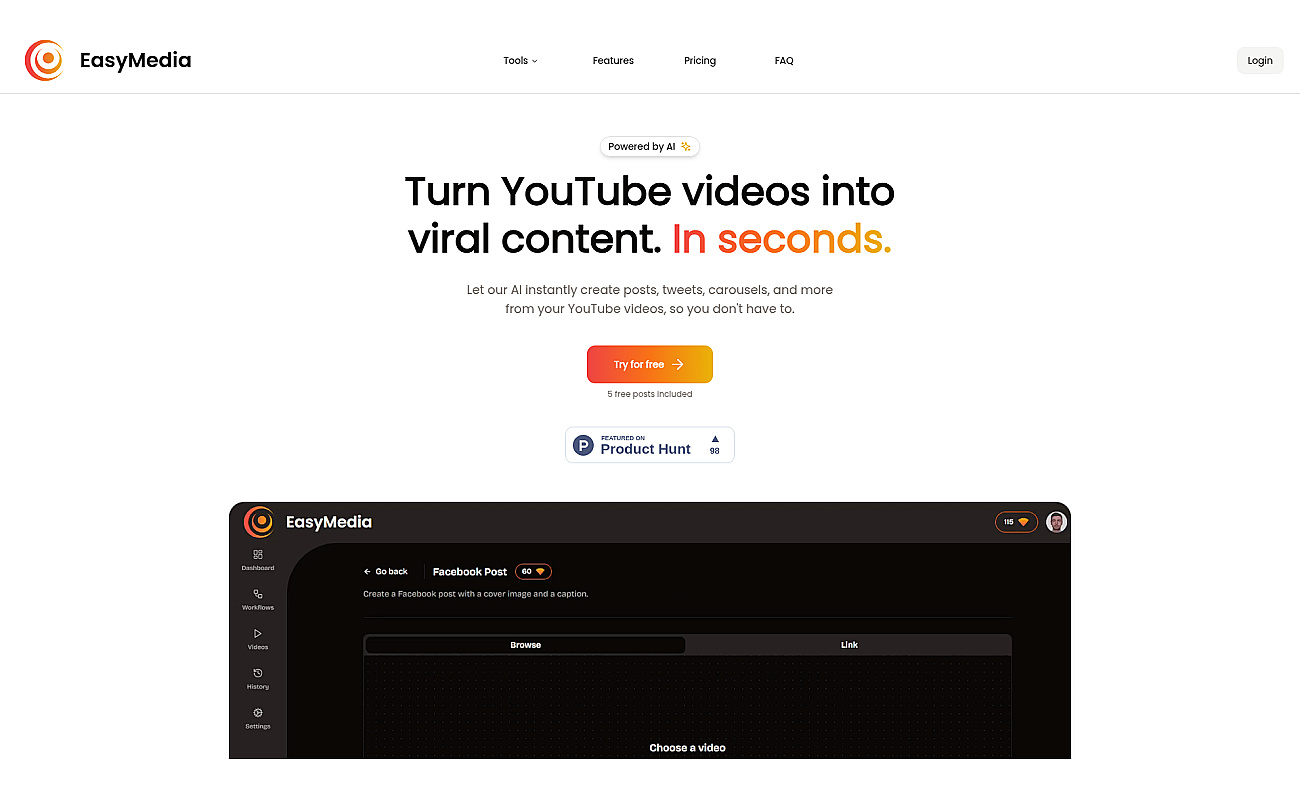 EasyMedia screenshot