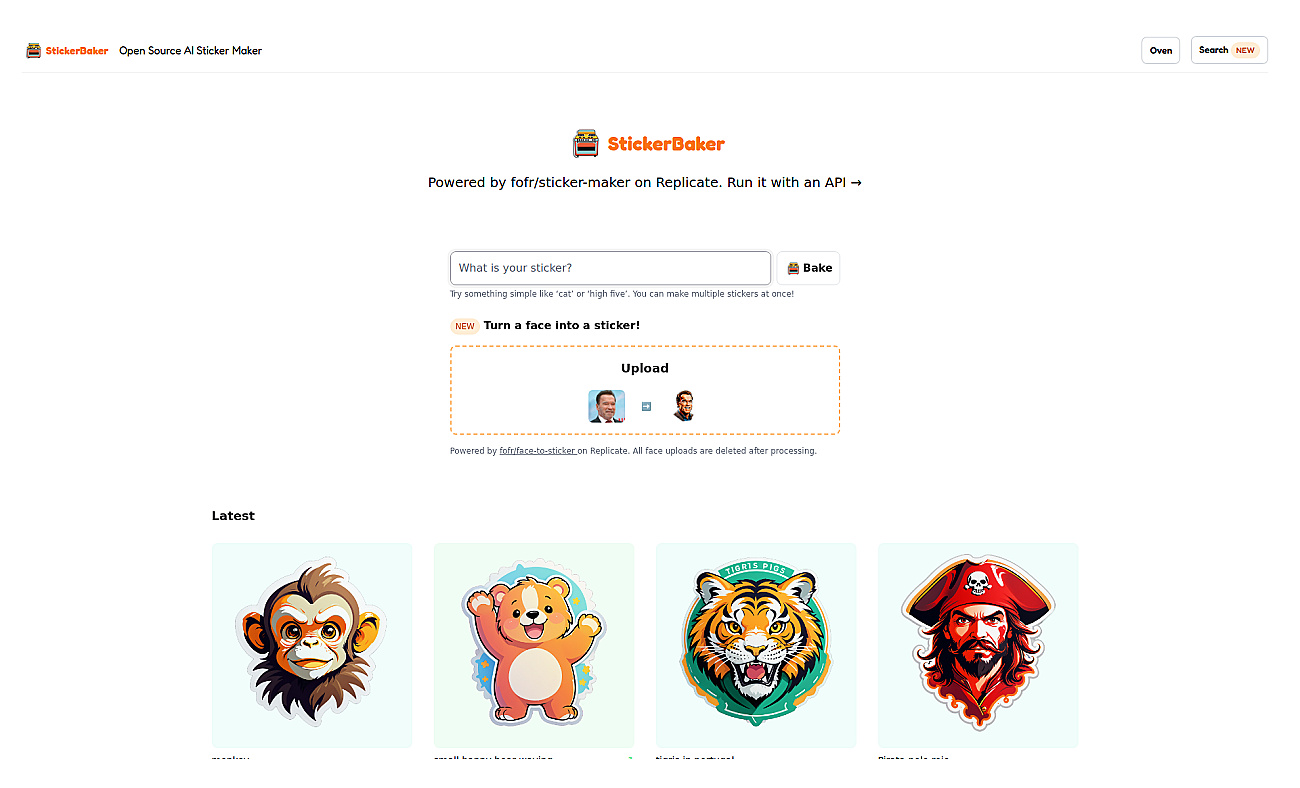 StickerBaker screenshot