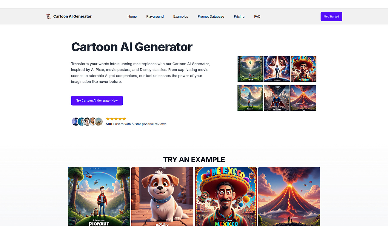 Cartoon AI Generator screenshot