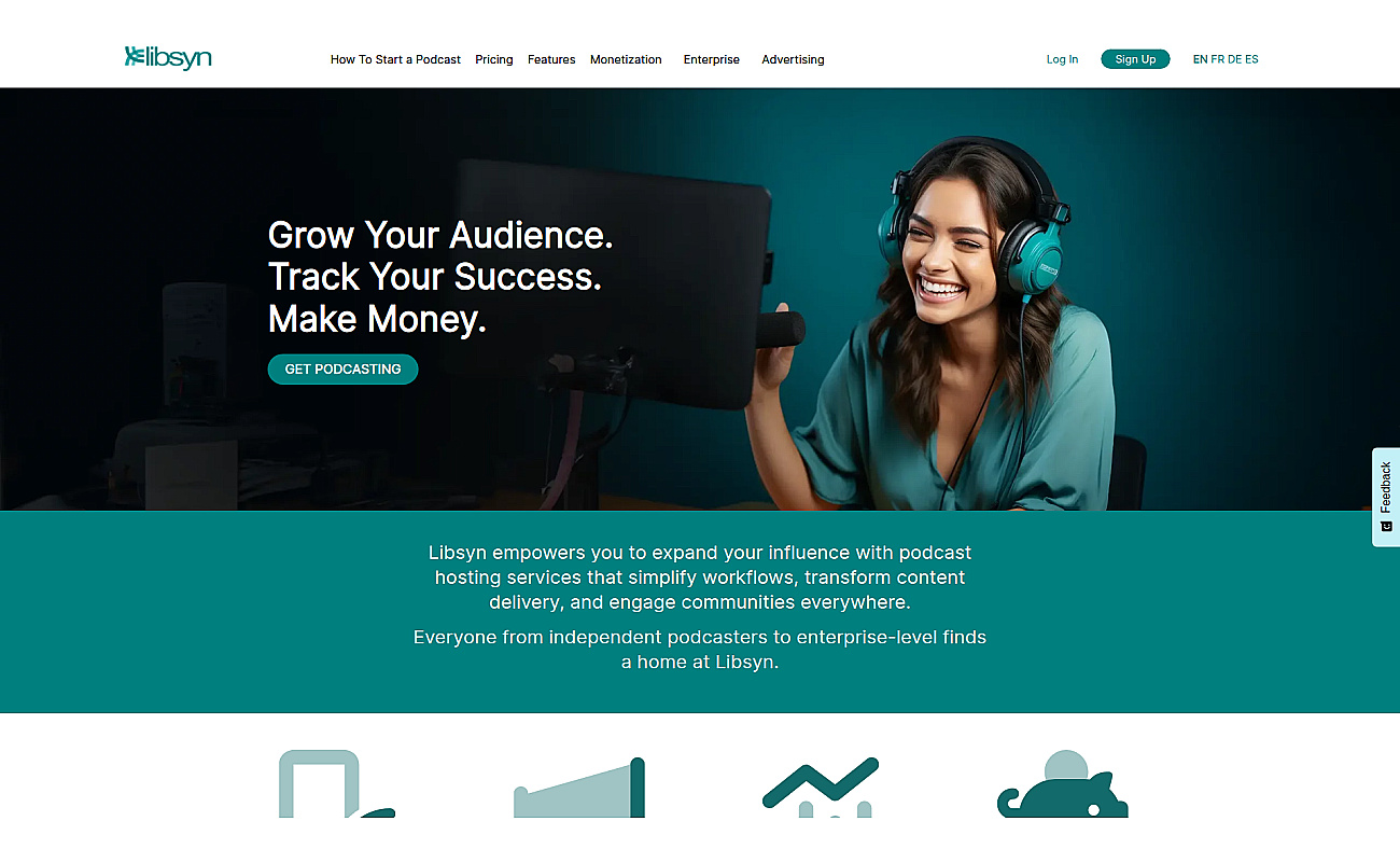Libsyn screenshot