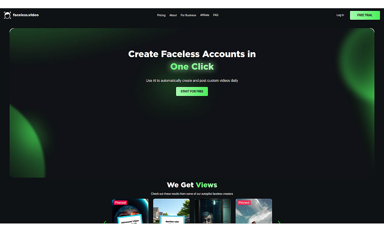 Faceless screenshot