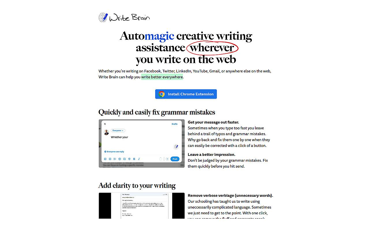 Write Brain screenshot