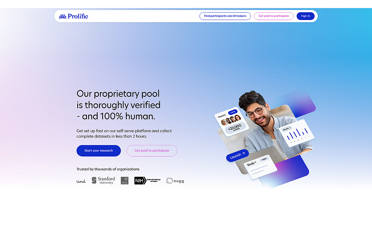 prolific.co screenshot