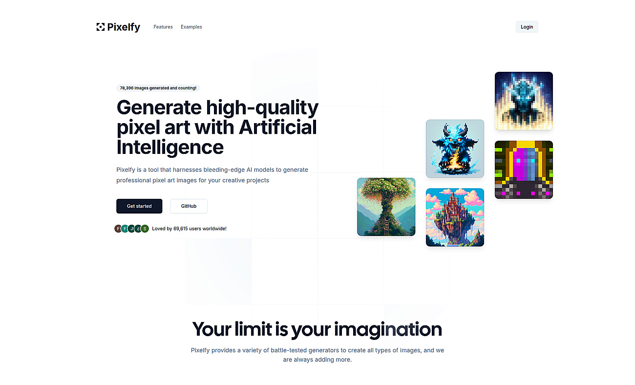 Pixelfy screenshot