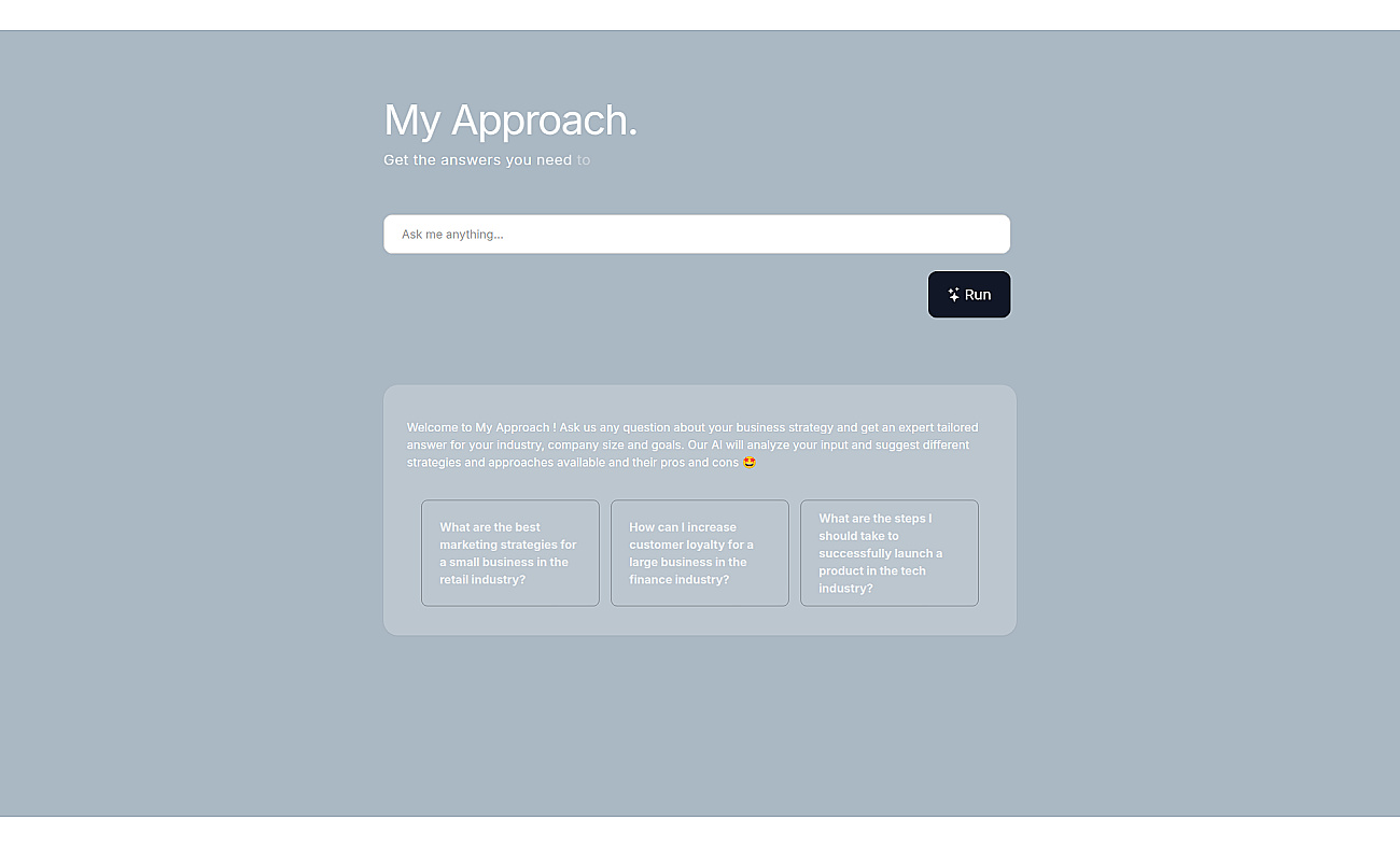 MyApproach screenshot