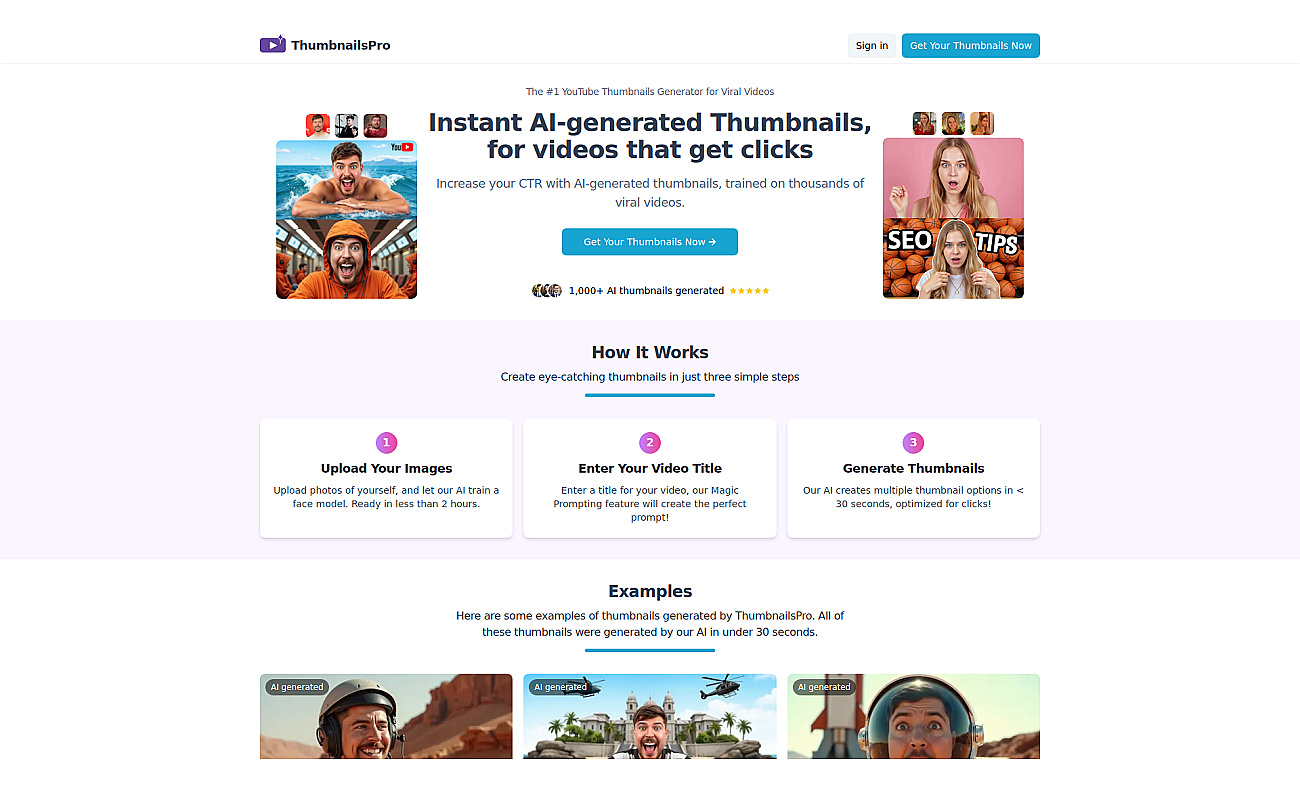 ThumbnailsPro screenshot