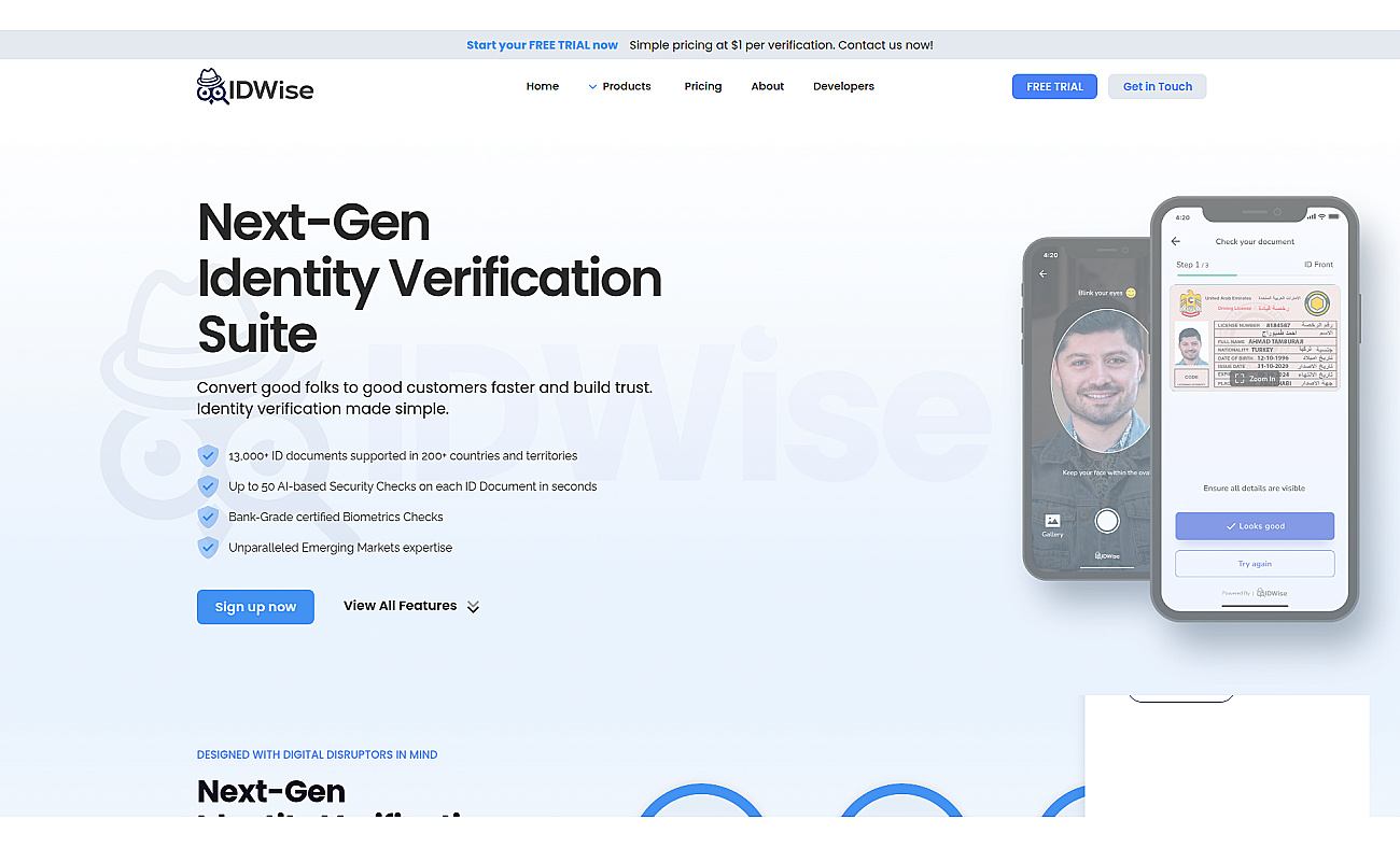 IDWise Identity Verification screenshot