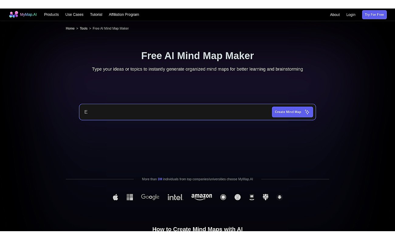 Mindmap screenshot