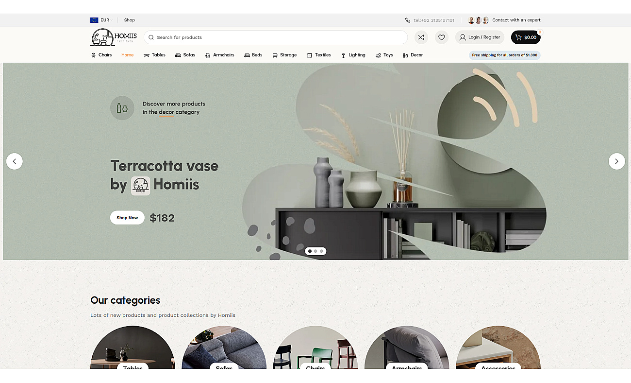Homiis screenshot
