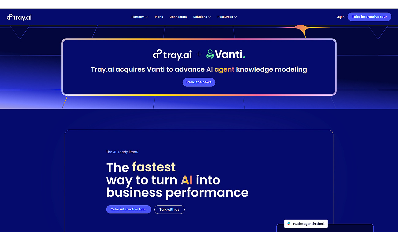 Tray.io screenshot