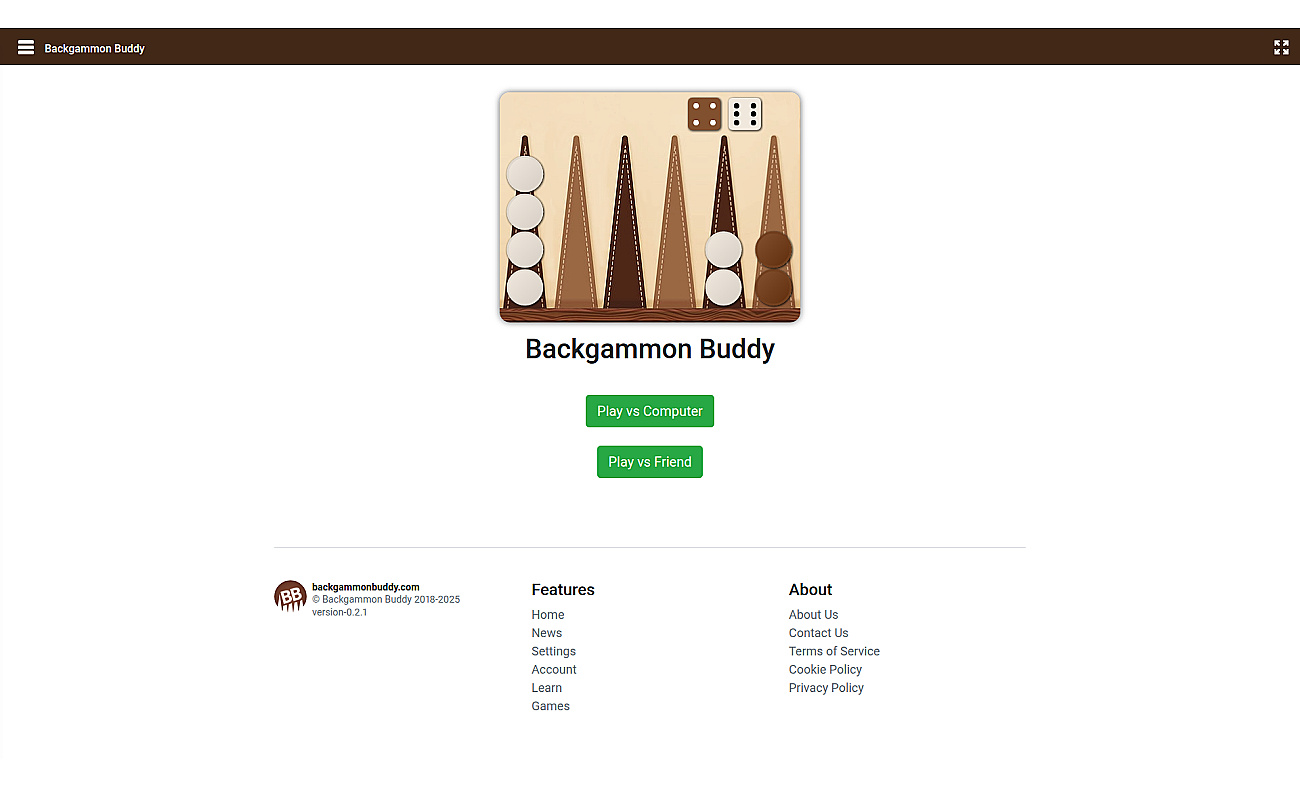 Backgammon Buddy screenshot