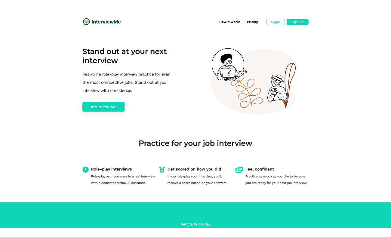 Interviewme screenshot