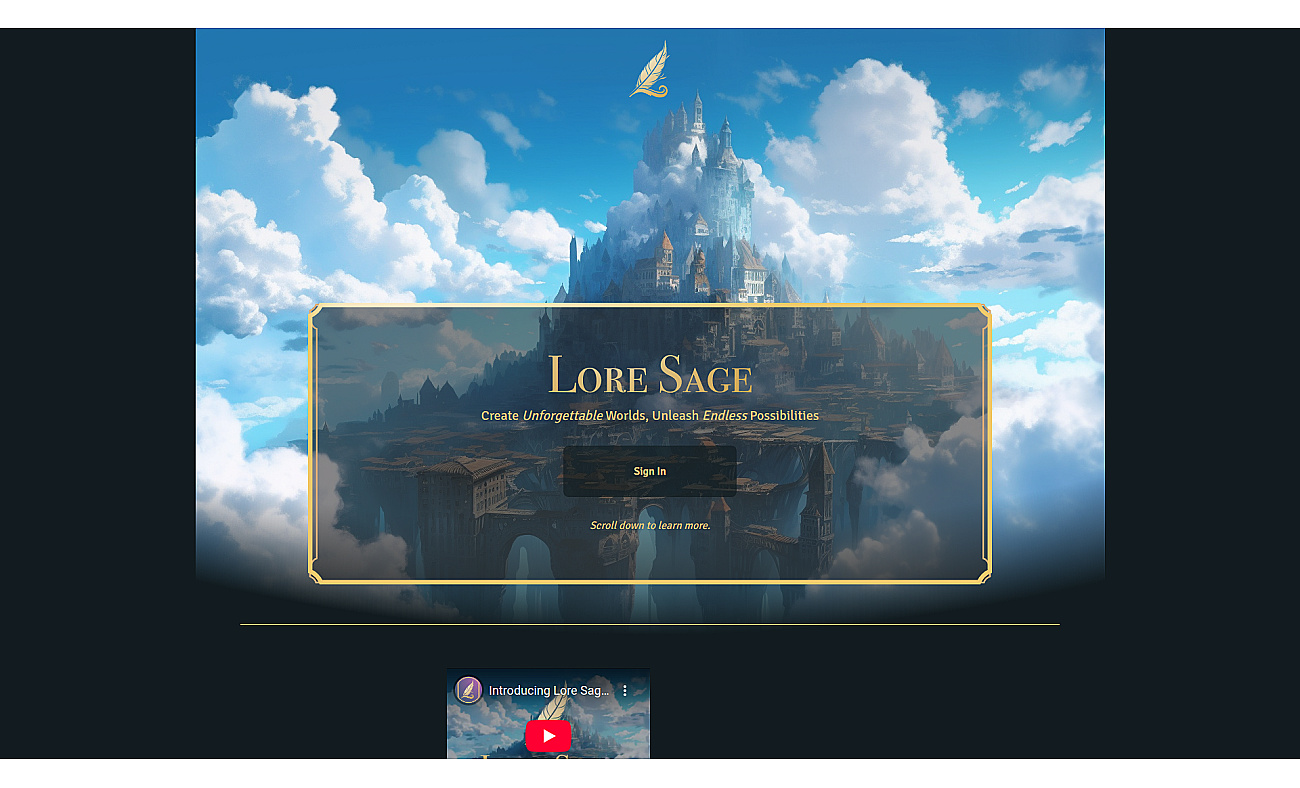 Lore Sage screenshot