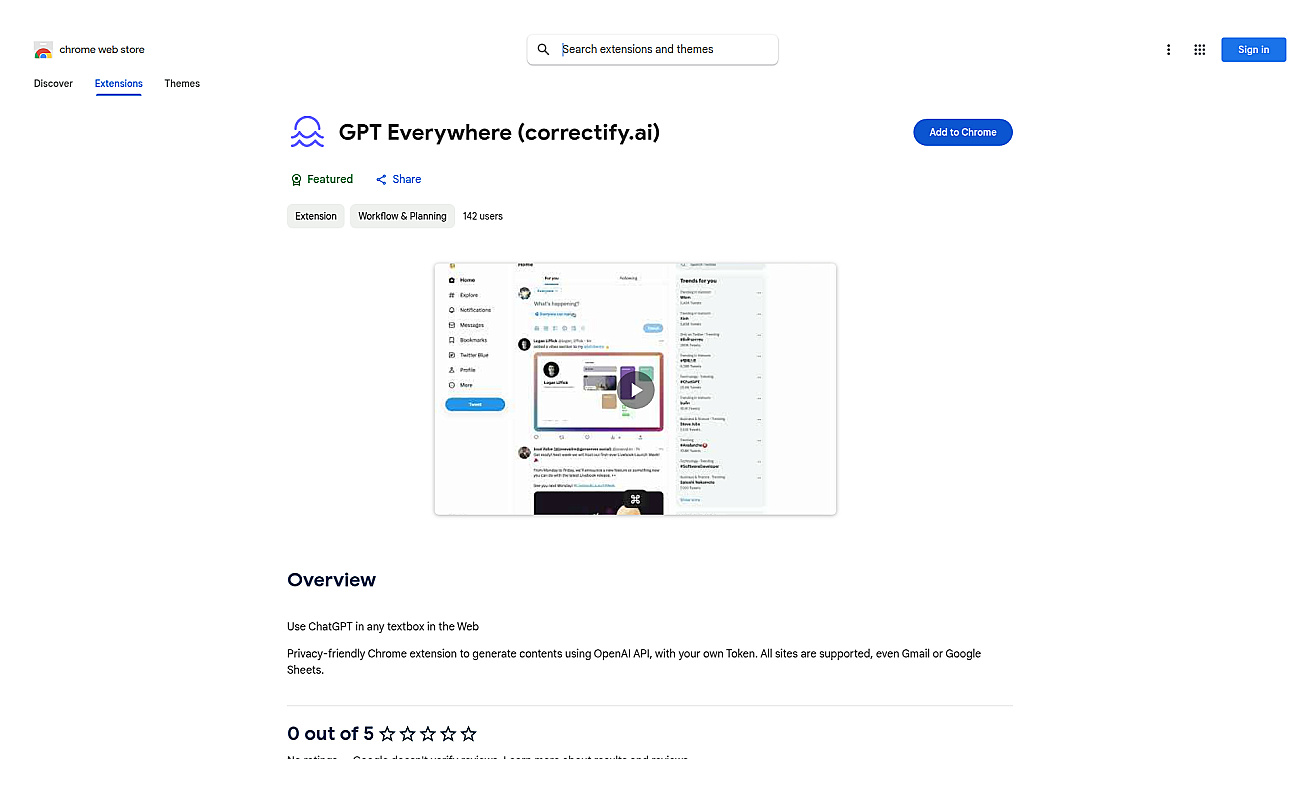 GPTEverywhere screenshot