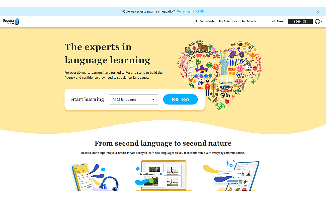 Rosetta Stone screenshot
